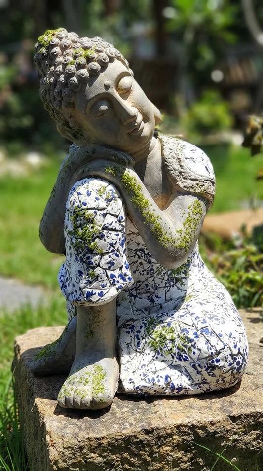 The Still Figure - Resting Buddha Garden Statue Outdoor Ornament