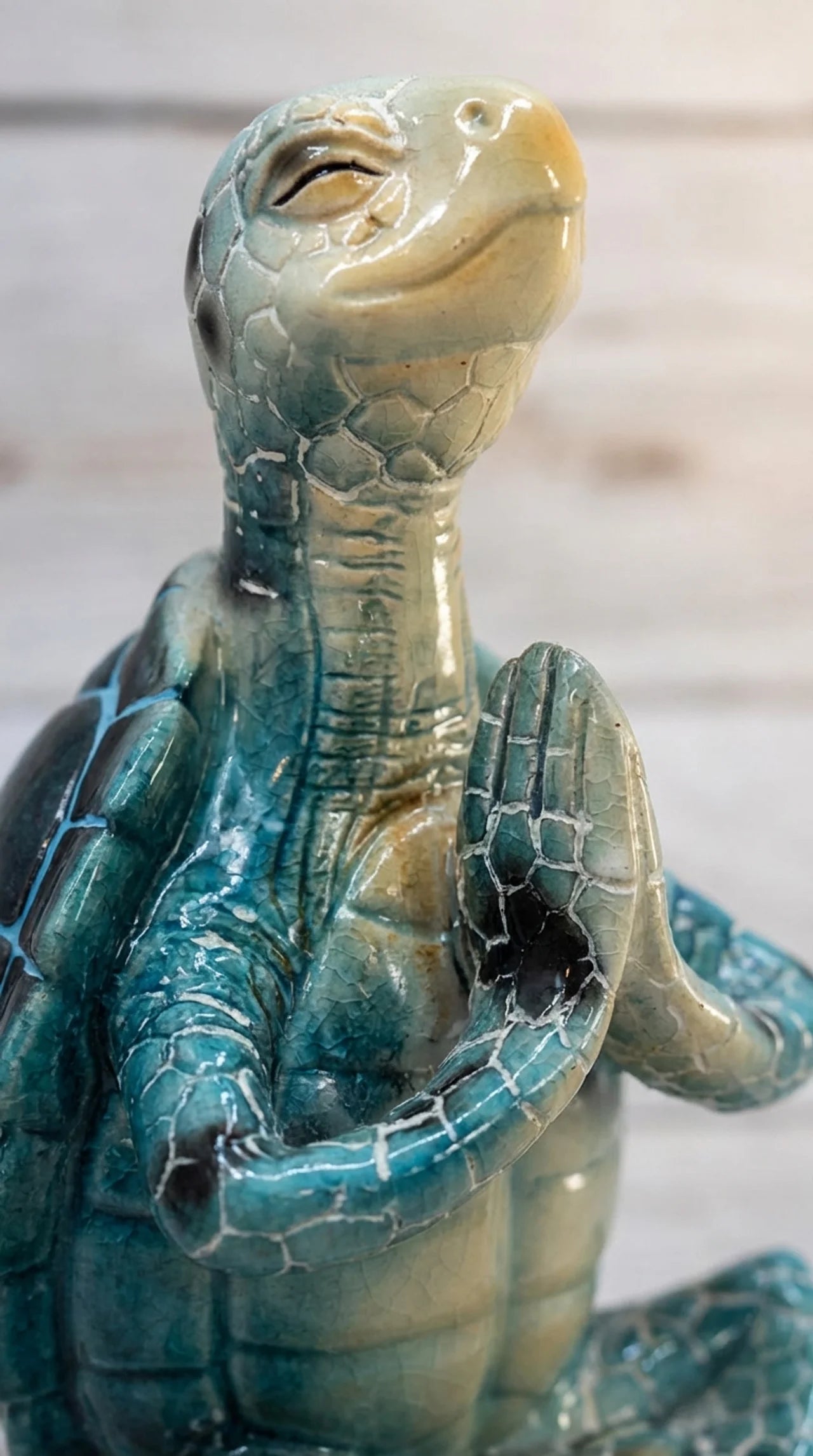 The Quiet Turtle - Meditating Sea Turtle Garden Statue Resin Ornament